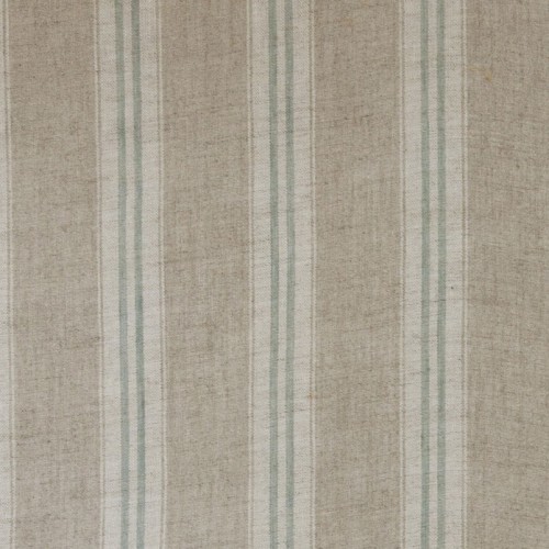 Stripe duck egg linen product detail