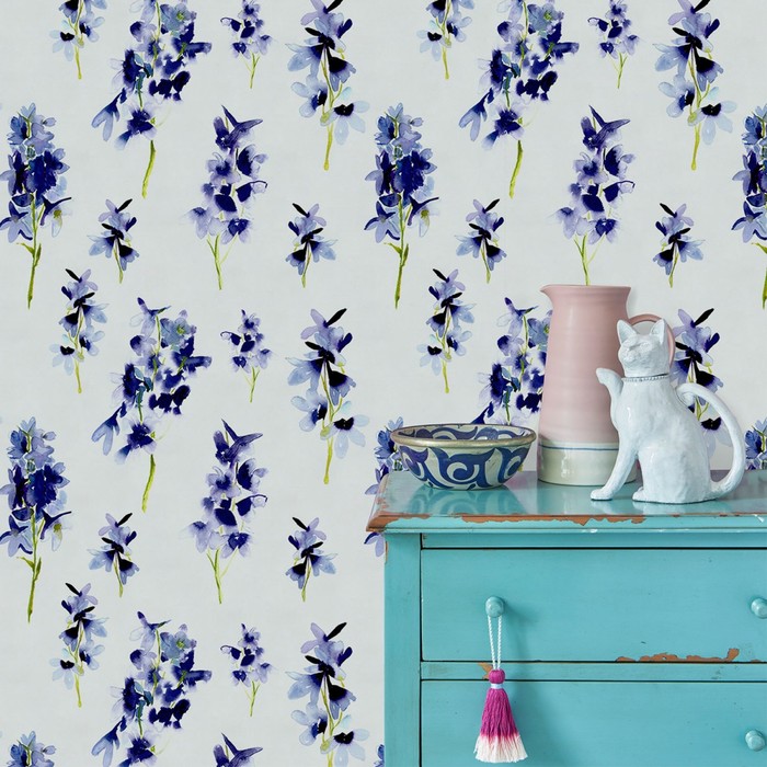 Bluebellgray delphinium wallpaper 1 product detail