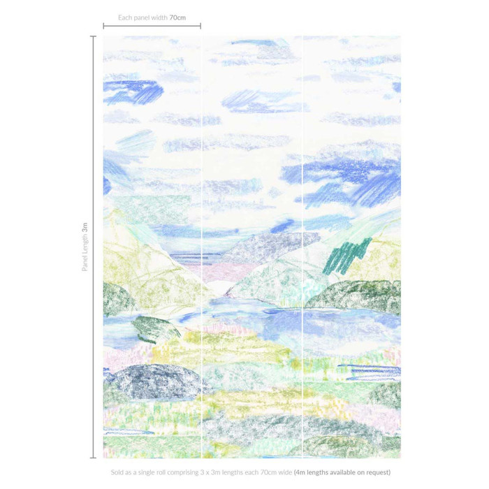 Bluebellgray monachyle mural wallpaper.3 product detail