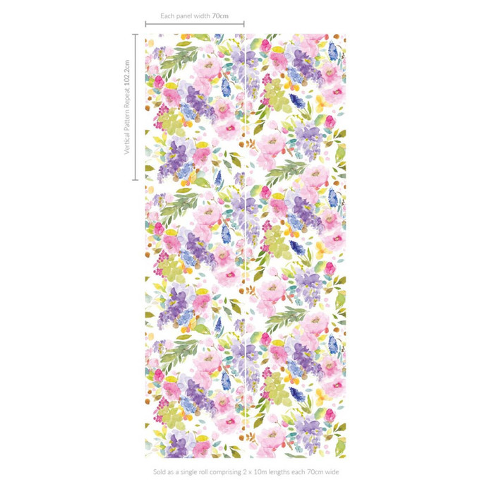Bluebellgray wisteria extra wide wallpaper.3 product detail