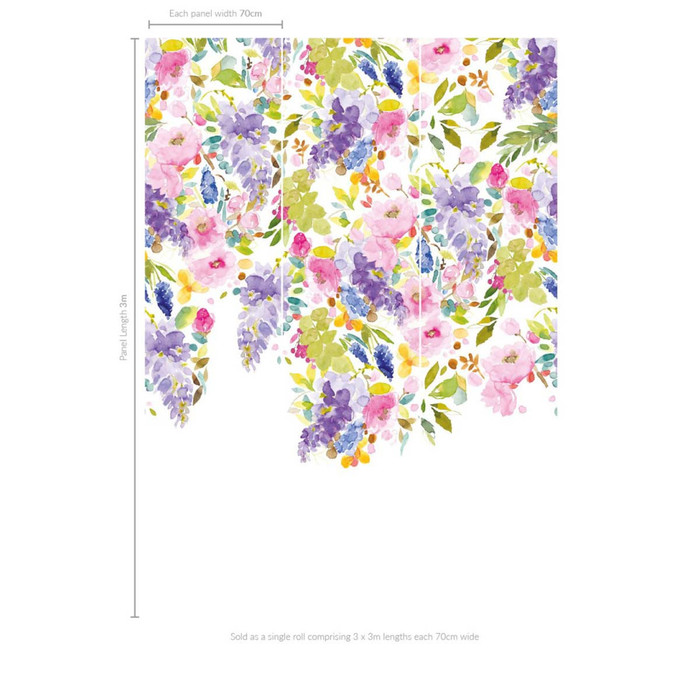 Bluebellgray wisteria garden wallpaper.2 product detail