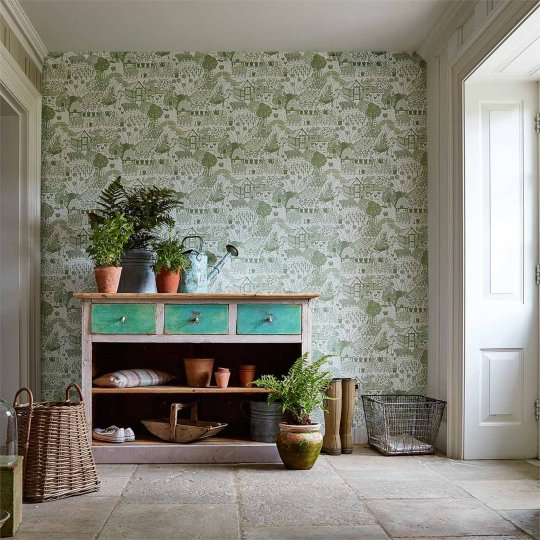 Sanderson Potting Room Wallpapers 20 OFF RRP Top Designer