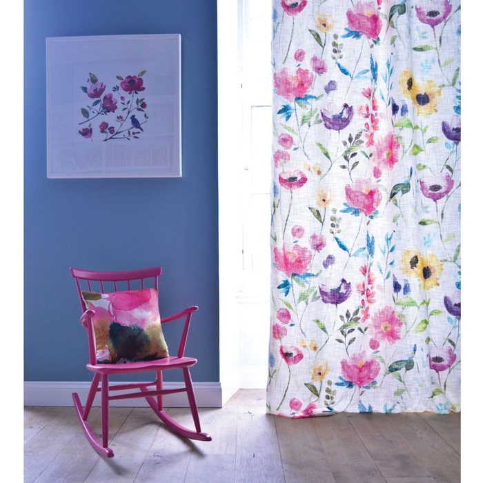 Bluebellgray flower field linen ecru product detail
