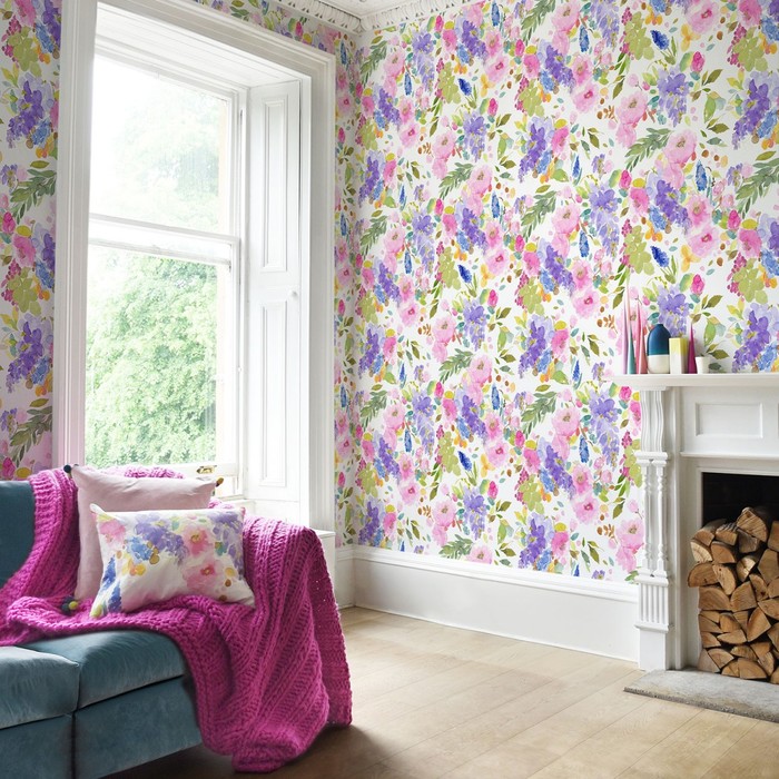 Bluebellgray wisteria wallpaper product detail
