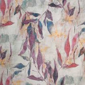 Art of the loom fabric leaf press crimson product detail