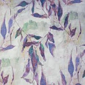 Art of the loom fabric leaf press indigo product detail