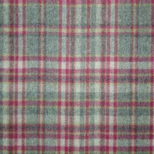 Art of the loom fabric harrogate plaid fuschia grey product detail