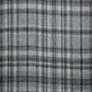 Art of the loom fabric harrogate plaid grey black product detail
