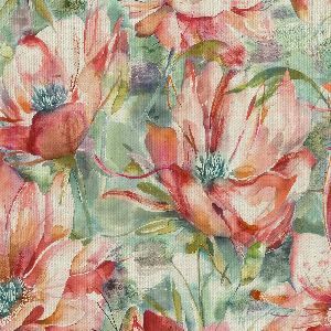 Voyage fabric dusky blooms russet product detail