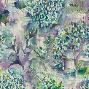 Voyage fabric flourish teal product detail