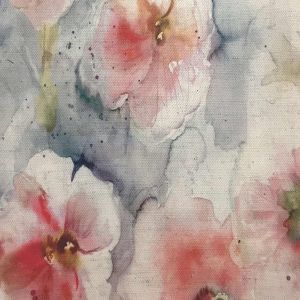 Voyage fabric isabela poppy natural product detail