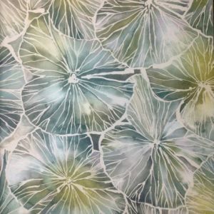 Voyage wallpaper nelumbo emerald product detail