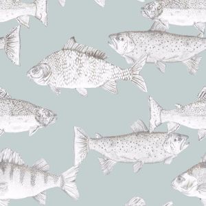 Voyage wallpaper aquarius duck egg product detail