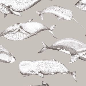 Voyage wallpaper balaenae sepia product detail