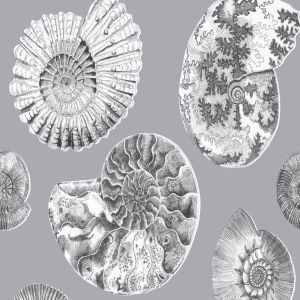 Voyage wallpaper fossilium charcoal product detail