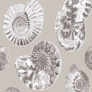 Voyage wallpaper fossilium sepia product detail