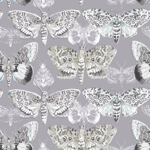 Voyage wallpaper nocturnal charcoal product detail