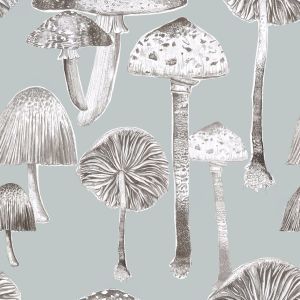 Voyage wallpaper toadstools duck egg product detail