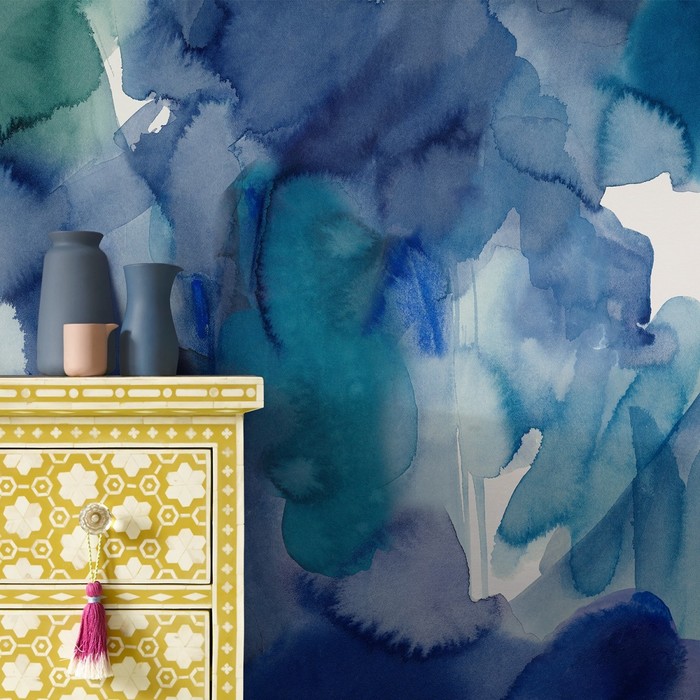Blue skies mural product detail