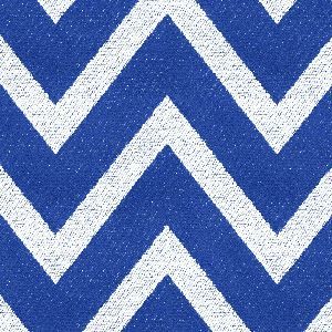Ian mankin fabric chevron cobalt product detail
