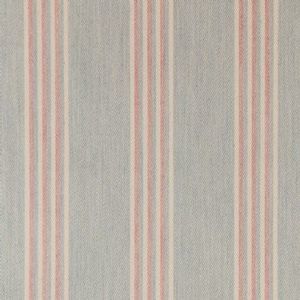 Ian mankin fabric henley stripe mint pink product detail