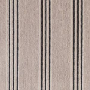 Ian mankin fabric henley stripe putty black product detail