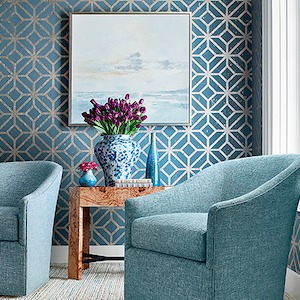 Thibaut | Mamora Trellis Cork | Wallpaper | T10415 | White on Silver | Top Designer Thibaut | Mamora Trellis Cork | Wallpaper | T10415 | White on Silver | Top Designer