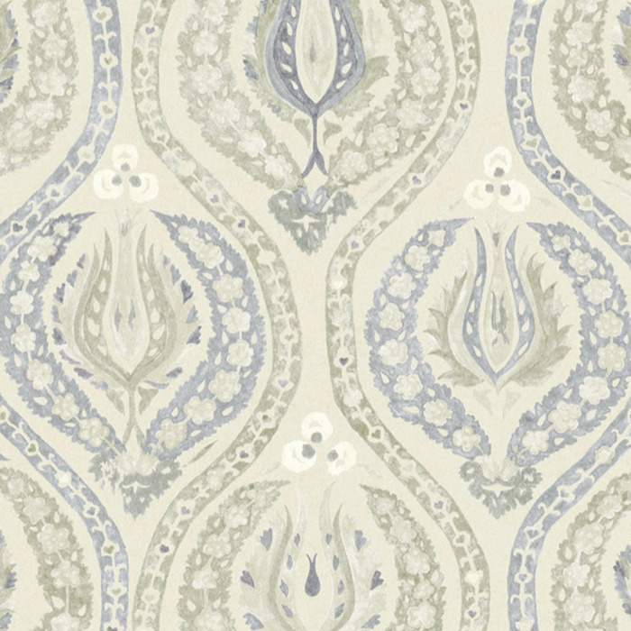 Lewis and Wood Benaki Wallpaper LW198 Green Slate Top Designer