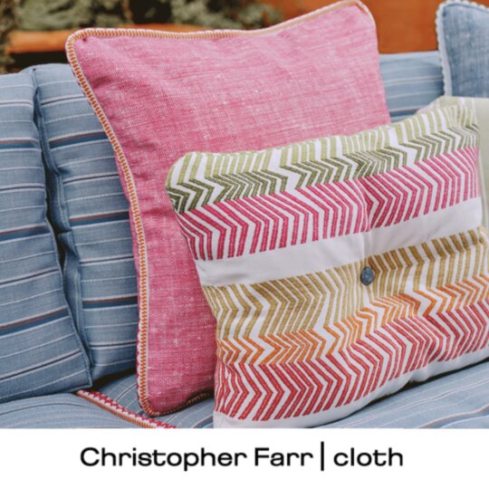 Christopher farr cloth fabric large square