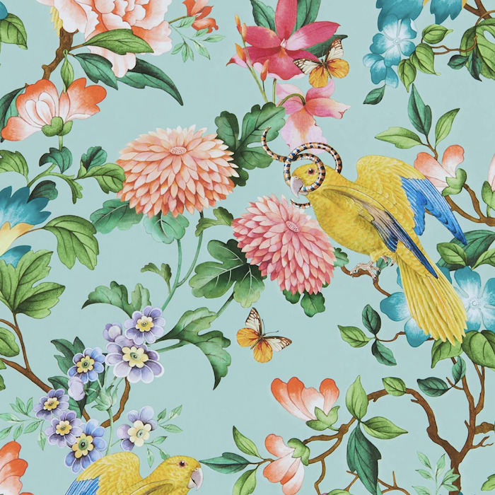 Clarke and clarke wallpaper botanical wonders 8 product detail