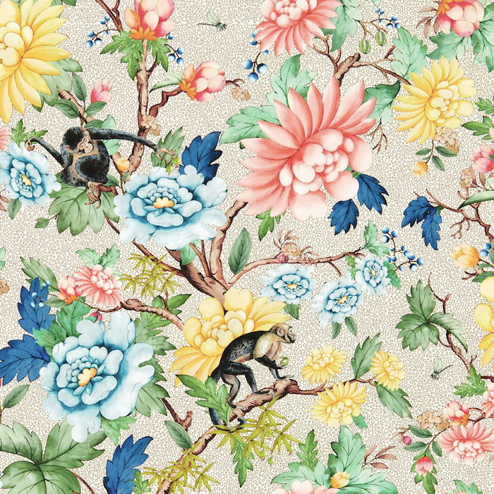 Clarke and clarke wallpaper botanical wonders 16 product detail