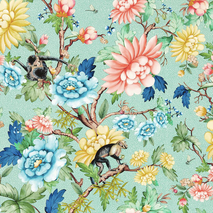 Clarke and clarke wallpaper botanical wonders 17 product detail