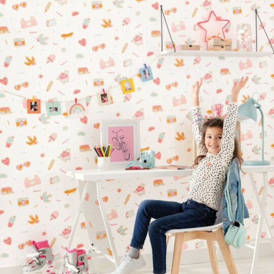 Girl power wallpaper collection caselio large square