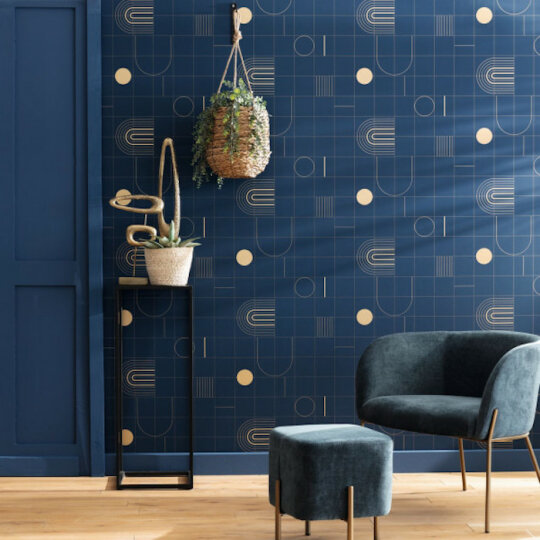 Only blue wallpaper collection caselio large square