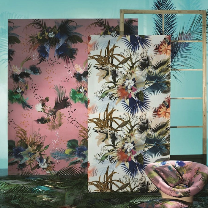 Oiseau fleur wallpaper product detail