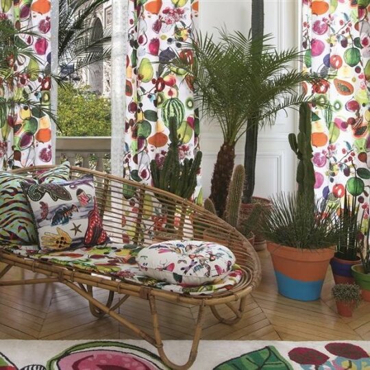 Christian lacroix nouveaux mondes fabric large square