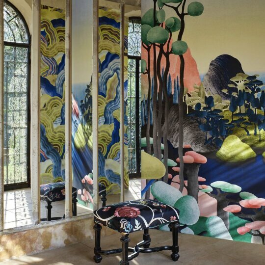 Christian lacroix utopia wallpaper large square