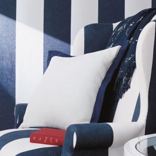 Ralph lauren stripe library wallpaper large square