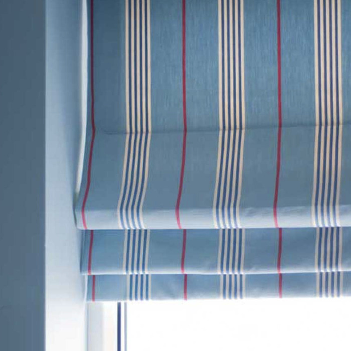 Worthing stripe sky fabric product detail