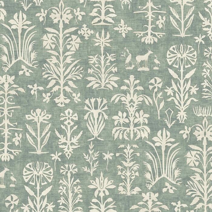 Lewis and Wood Papyrus Wallpaper LW301 Eau De Nil Top Designer