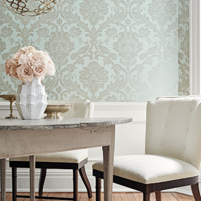 Passaro damask wallpaper product detail