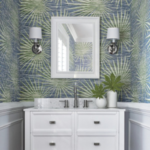 Palm frond wallpaper product listing