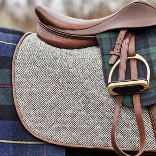 Ralph lauren wool plaids large square