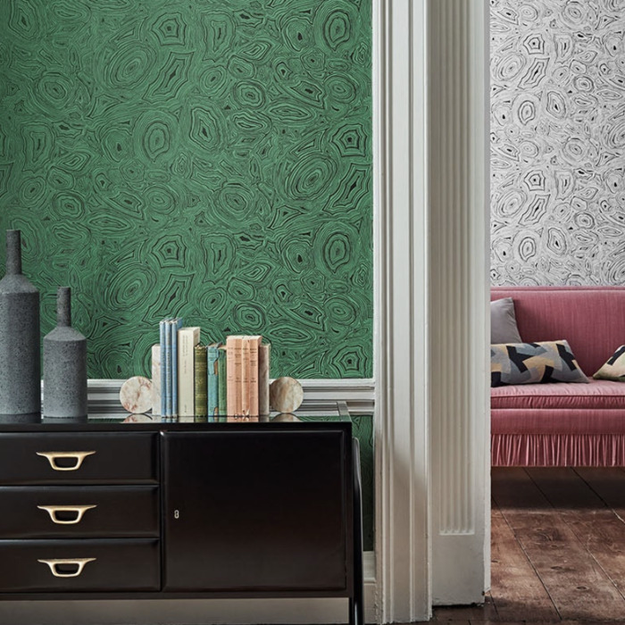Cole and Son Malachite Wallpaper 114/17034 Top Designer