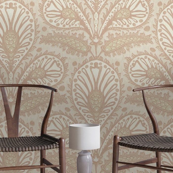 Ikat clover wallpaper 2 product detail