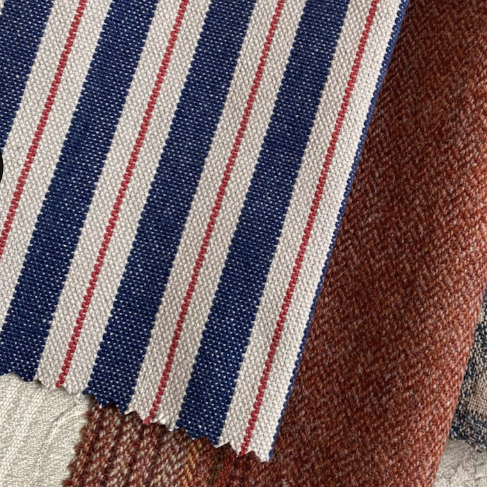 Compass stripe fabric product detail