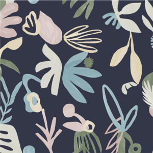 No rules wallpaper fabric botany dusk product listing