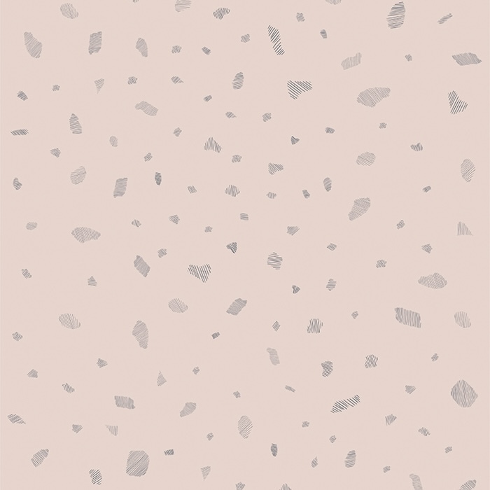No rules wallpaper slate pink granite fabric product detail