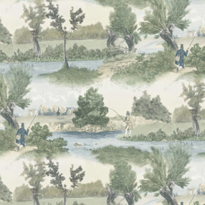 Lewis and wood wallpaper fly fishing product listing