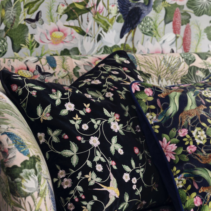 Wild strawberry fabric product detail